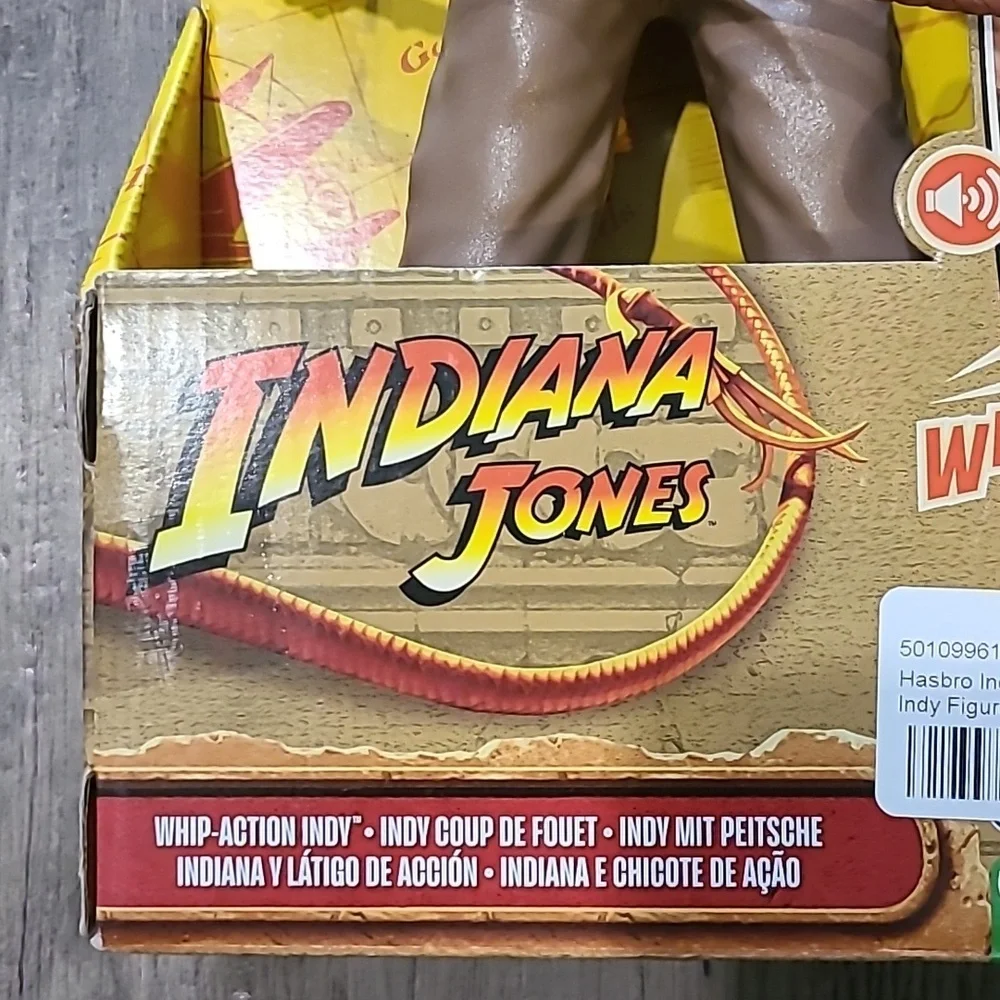 Indiana Jones Action Figure with Whip & Sounds & Phrases